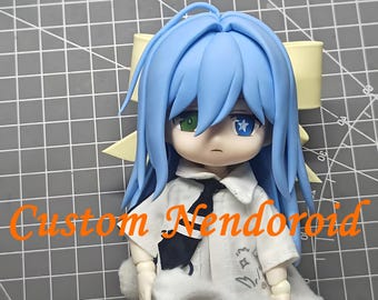 Poupée Nendoroid en argile faite main sur mesure, souvenir personnalisé, cheveux personnalisés, personnalisation Nendoroid GSC Expression des cheveux et du visage
