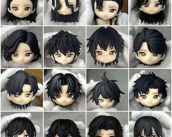 Aanpasbaar poppenhaar van polymeerklei voor hoofden Nendoroid, Obitsu11 en BJD