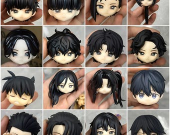 Aanpasbaar polymeerklei-pophaar voor OB11, 1/12 BJD, Nendoroid-poppen, Nendoroid-aanpassing, Gsc Nendoroid Ob11, haarkleur kan worden gewijzigd