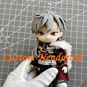 Benutzerdefinierte handgemachte Polymer Clay Nendoroid Puppe, handmodellierte Figur, personalisierte Frisur, Anpassung GSC Haar und Gesichtsausdruck, Andenken