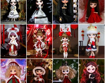Handgemaakte Blythe-popmoderok, Neo Blythe OB22 OB24-poppen, 12-inch Blythe-stijlpop, cadeaus voor dochter, verjaardagscadeau (alleen kleding)