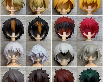Aanpasbaar polymeerklei-poppenhaar voor Nendoroid, Ob11, Gsc, 1/12 BJD-koppen, Nendoroid-aanpassing, haarkleur kan worden gewijzigd
