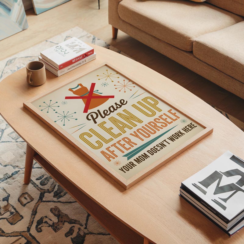 Workplace Clean up Signs - Etsy