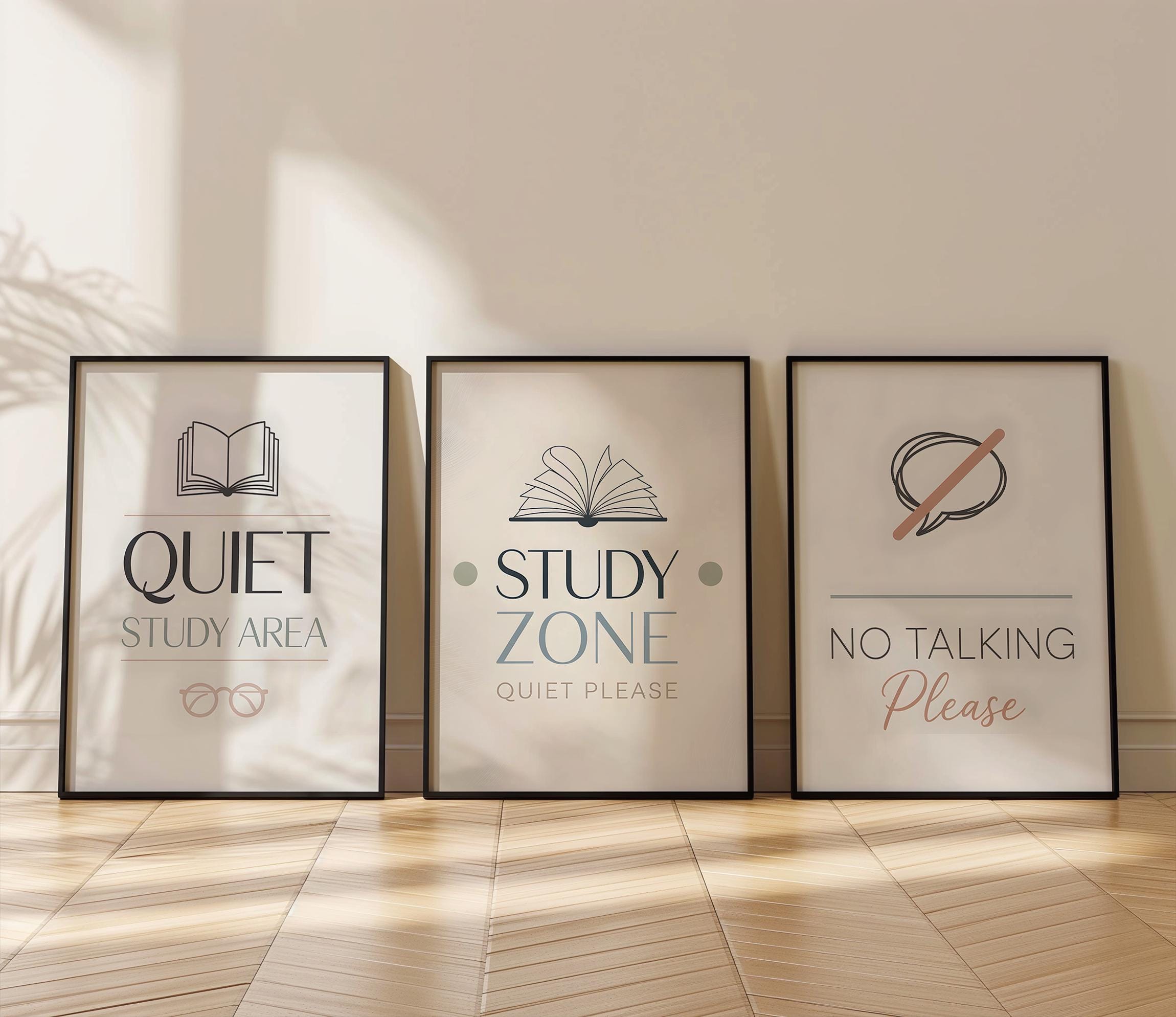 Quiet Study Area Sign