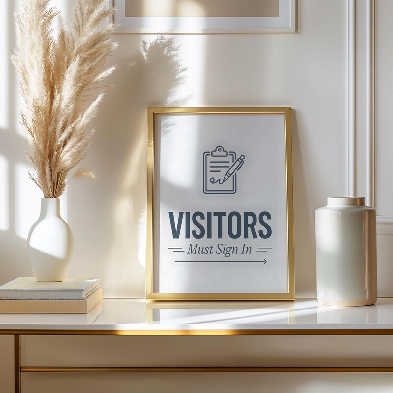 Front Desk Check in Sign - Etsy