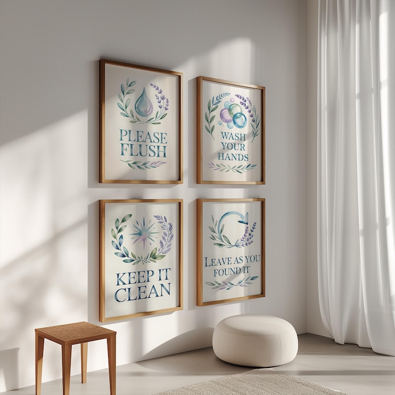 Keep Toilet Clean Poster - Etsy