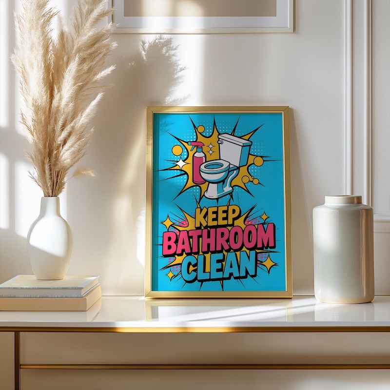 Keep It Clean Poster - Etsy