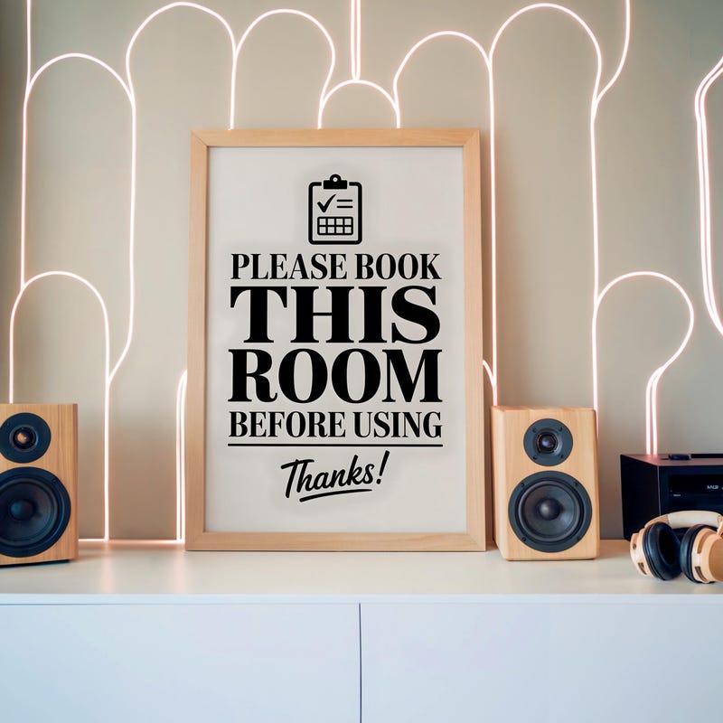 Meeting Room in Use Signs - Etsy