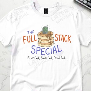 Full Stack Special Pancake Stack Graphic Tee