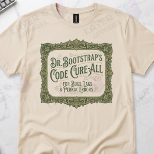 Software Engineer Vintage Code Cure-All Graphic Tee