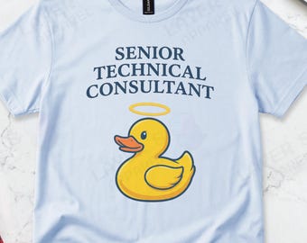 Senior Developer Rubber Duck Debugging Graphic Tee