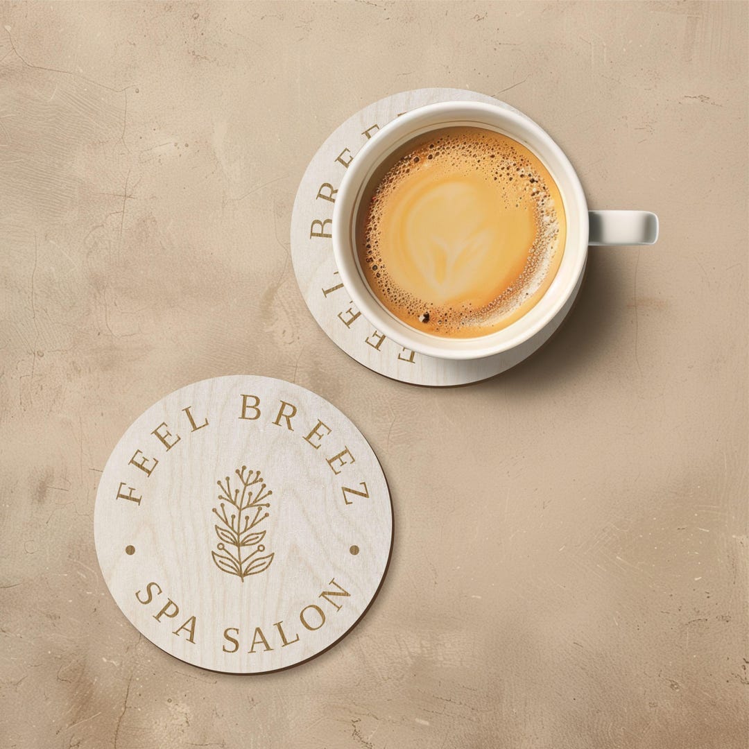 Custom Engraved Coasters in Bulk, Personalized Wooden Coasters, Drink ...