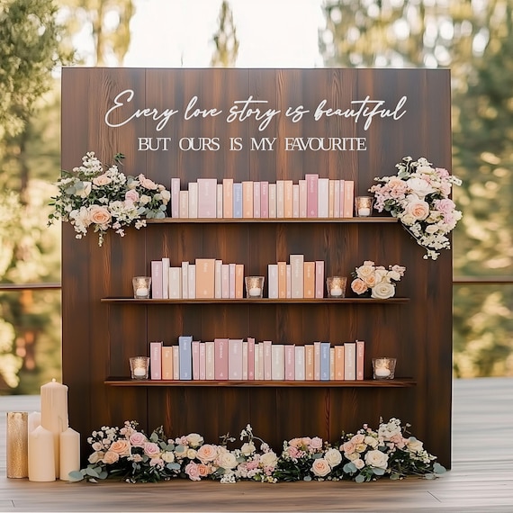 Wedding Seating Chart Sign, 3D Lettering, Book Theme Party Decoration