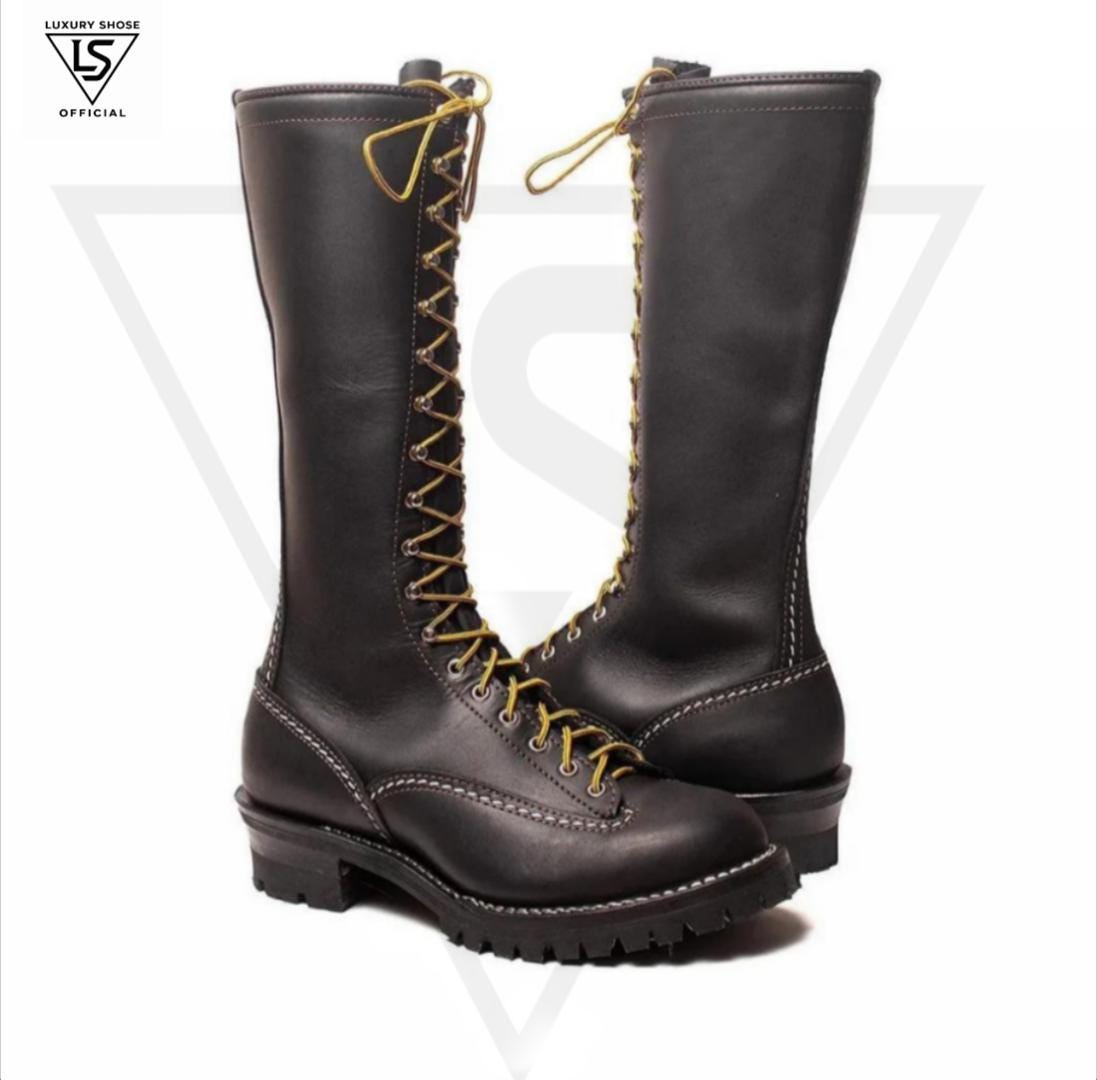 Mens Logger Boots - Etsy display picture 2
