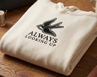 Unisex Motivational™ Hooded embroidered sweatshirt