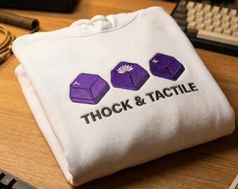 Purple Thock & Tactile Hoodie | Funny hoodie