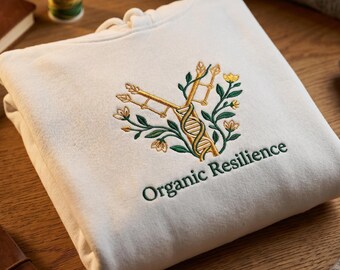 Resilience motivational embroidered Hoodie | Organic Kindness