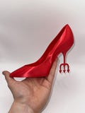 3D Printed Pitchfork Heel Statue  - Devil Wears Prada 2 Inspired Red Stiletto Sculpture product logo