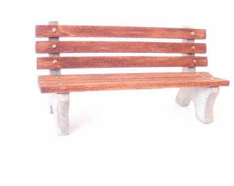 park bench for dolls