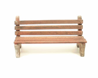 wooden doll bench