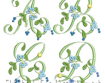 Police Forget Me Not - Police florale pour le cerceau de 4x4