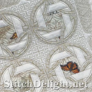 Patchwork done in the hoop - various hoop sizes included