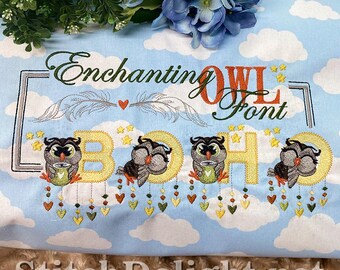 Police de caractère Sds5501 Enchanting Owl Collectors