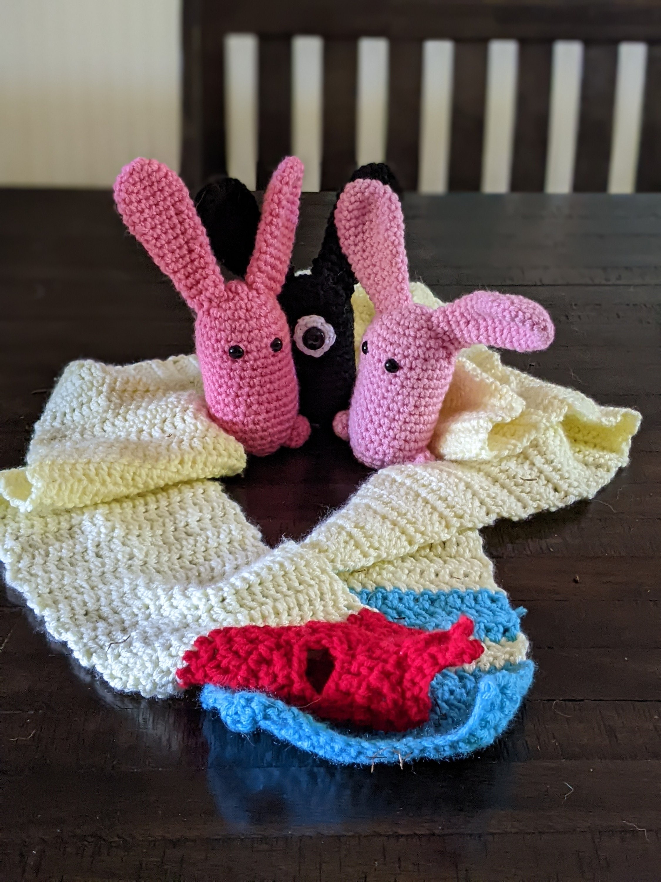 Bunny Demon Inspired Amigurumi Doll