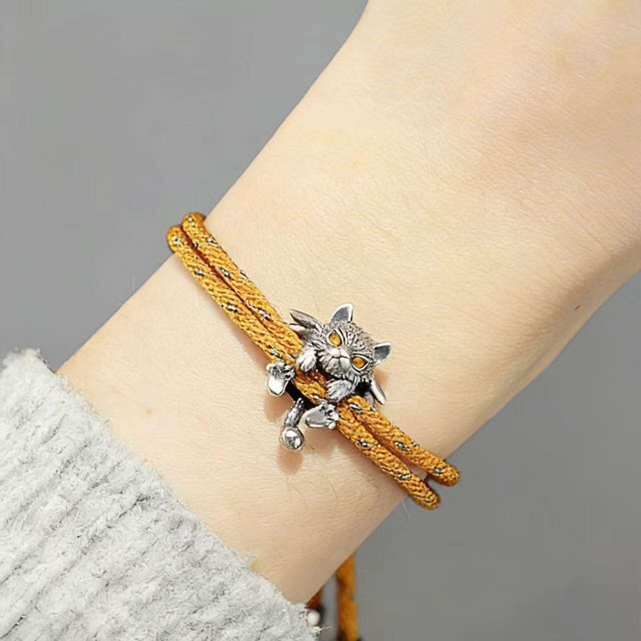Vintage Silver Rope Bracelet - Etsy