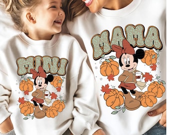 Fall Mama Mini Matching Shirt Png, Fall Vibes, Sublimation Designs, Fall Sublimation Digital Design Download, Mama Shirt Design, Autumn Png