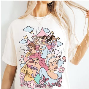 All Princess Png, Princess Png, Princess Clipart, Dianey Princess Shirt Png, Magic Kingdom Png, Little Girls Png, Dianeyland Family Trip Png