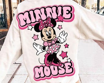 Trendig Mimmi Pigg PNG-sublimering, Mimmi Pigg-sublimering, Groovy-sublimering, Blomma PNG, PNG för flickor, Digital nedladdning, T-shirt PNG-designer