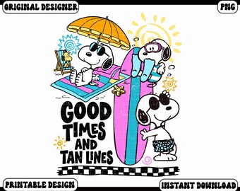 Good Times and Tan Lines Funny Summer Png, Beach Vibes, Spring Shirt Design, Digital Download