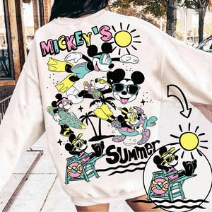 Retro Mickey's Summer Png Sublimation Design, Kids Summer Png, Beach Vibes Png, Hello Summer, Trendy Summer Shirt Png, Funny Summer Png File