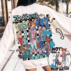 Zootpia Png Nick and Judy Png Kids Shirt Sublimation Design Download Cartoon Sublimation Clipart  Zotropolis Zomania Trendy Png File