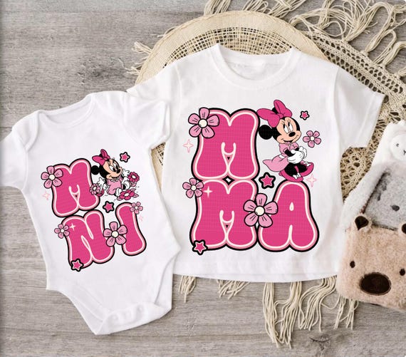 Mama Mini Matching Png Designs, Mother Daughter Shirt, Mama and Mini Png, Digital Download, Floral Mama Png, Sublimation Design Download