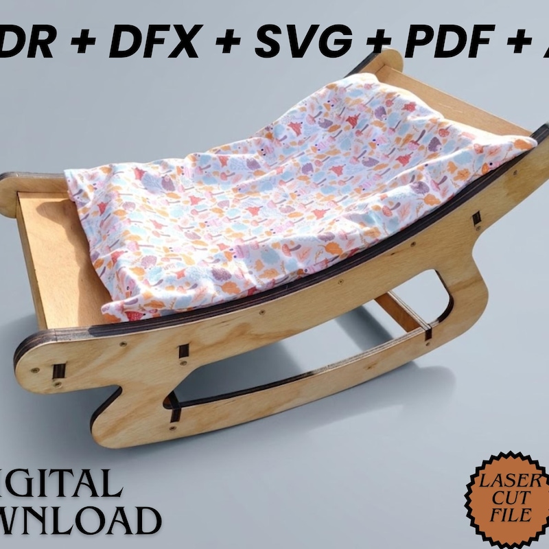 Wooden Baby Cradle - Etsy