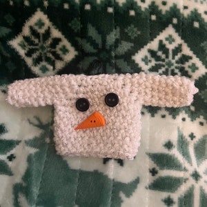 Ugly Sweater Ornament, Ugly Christmas Sweater, Tree Ornament, Crochet Ornament, Christmas Ornament, Christmas Decoration