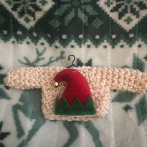 Ugly Sweater Ornament, Ugly Christmas Sweater, Tree Ornament, Crochet Ornament, Christmas Ornament, Christmas Decoration