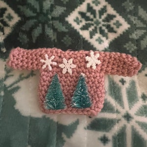 Ugly Sweater Ornament, Ugly Christmas Sweater, Tree Ornament, Crochet Ornament, Christmas Ornament, Christmas Decoration