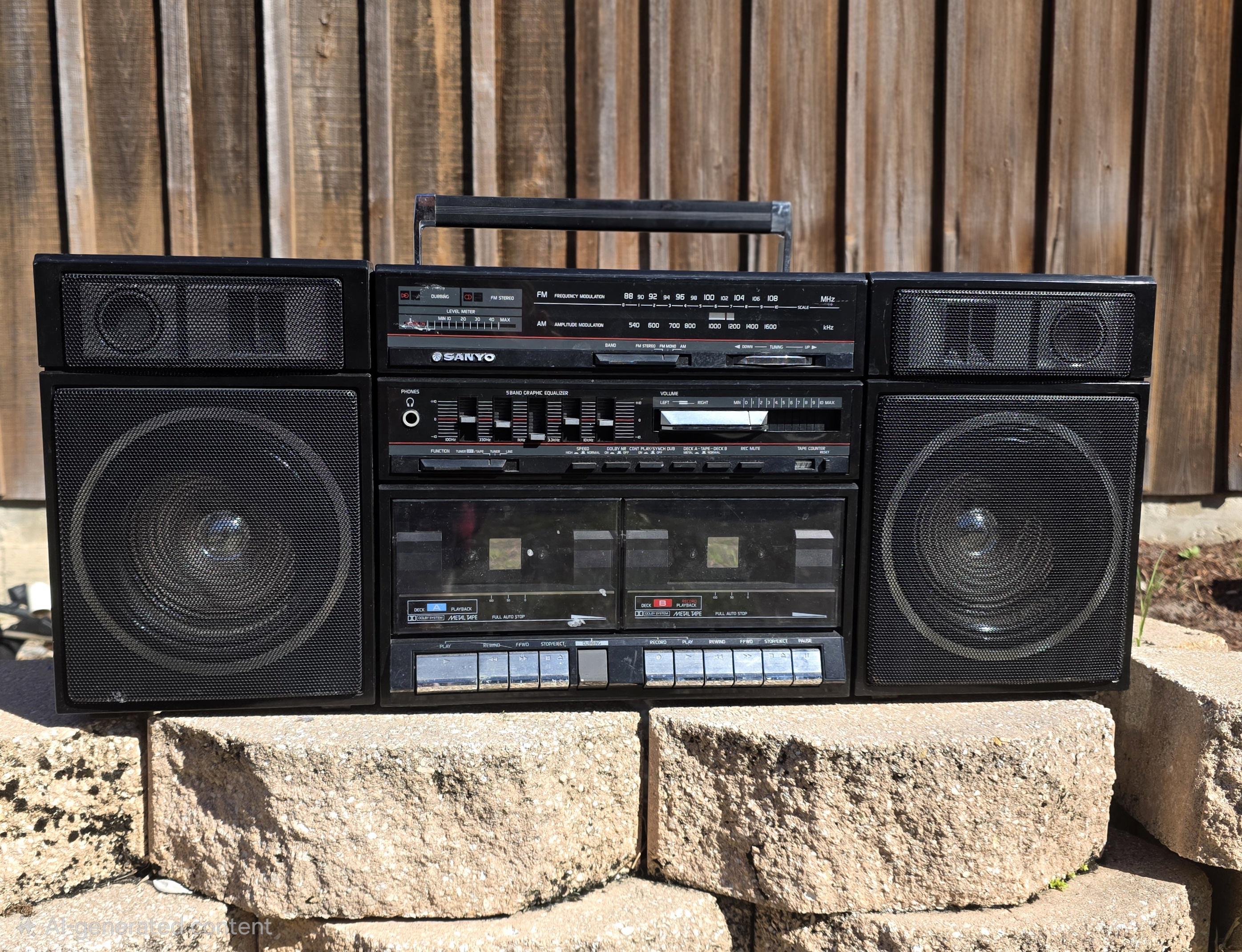Ghetto blaster Ghettoblaster Boombox Tensai PCR244
