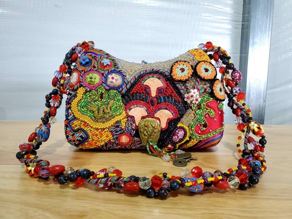 Beaded Mary Frances Bag Etsy Finland