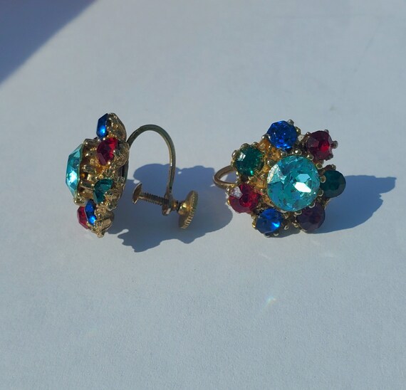 Vintage Crystal Earrings - image 2