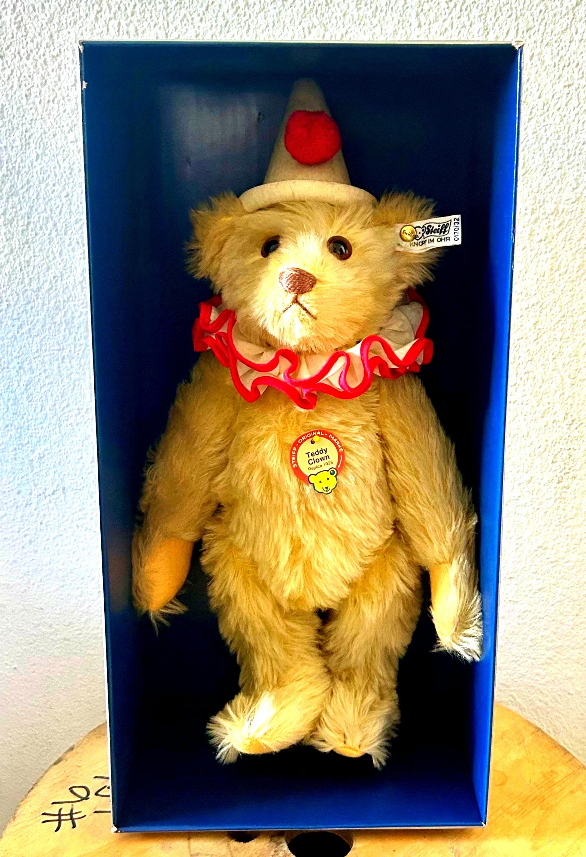Steiff Teddy Clown 1926 Replica ぬいぐるみ 1926 Steiff Clown Teddy Bear Reproduction - Etsy