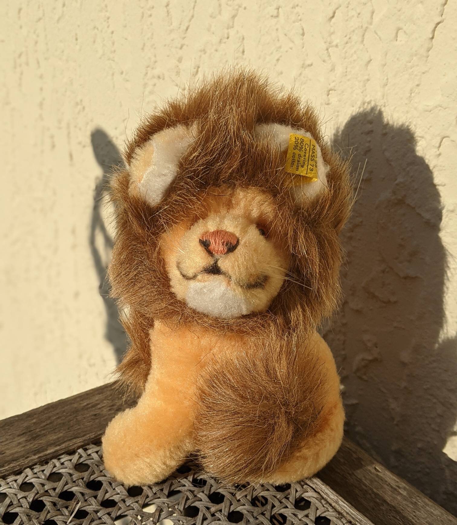 Vintage Steiff Lion | Etsy