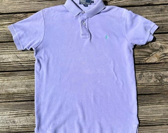 Vintage Ladies Ralph Lauren Pastel Purple Polo