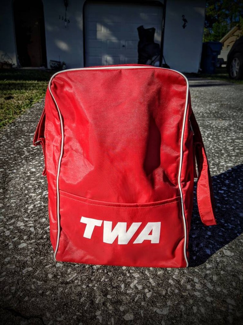 Vintage TWA Flight Attendant Bag