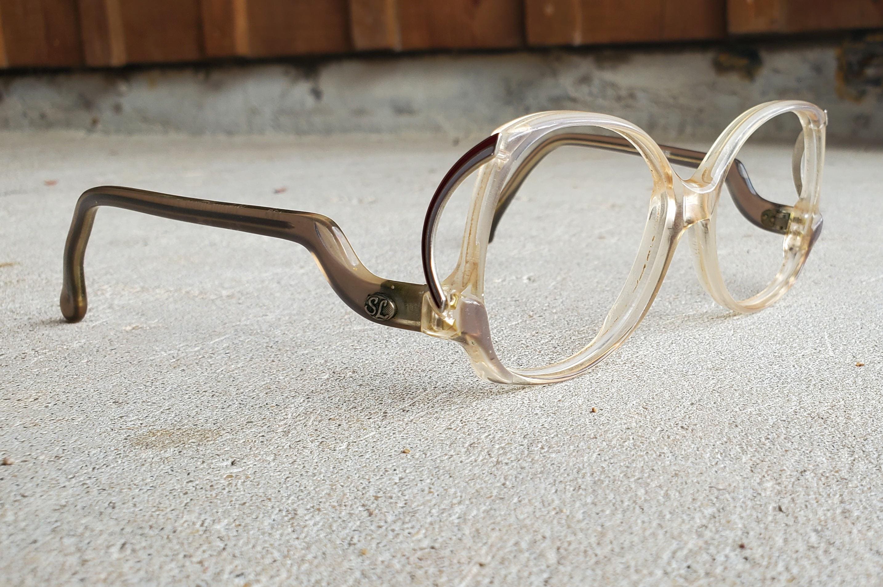 1980’s Sophia Lauren Zylonware Sunglasses, Angular Black w Gold Details, Unworn Sophia Loren in all her glory, featuring some of the  main image 2