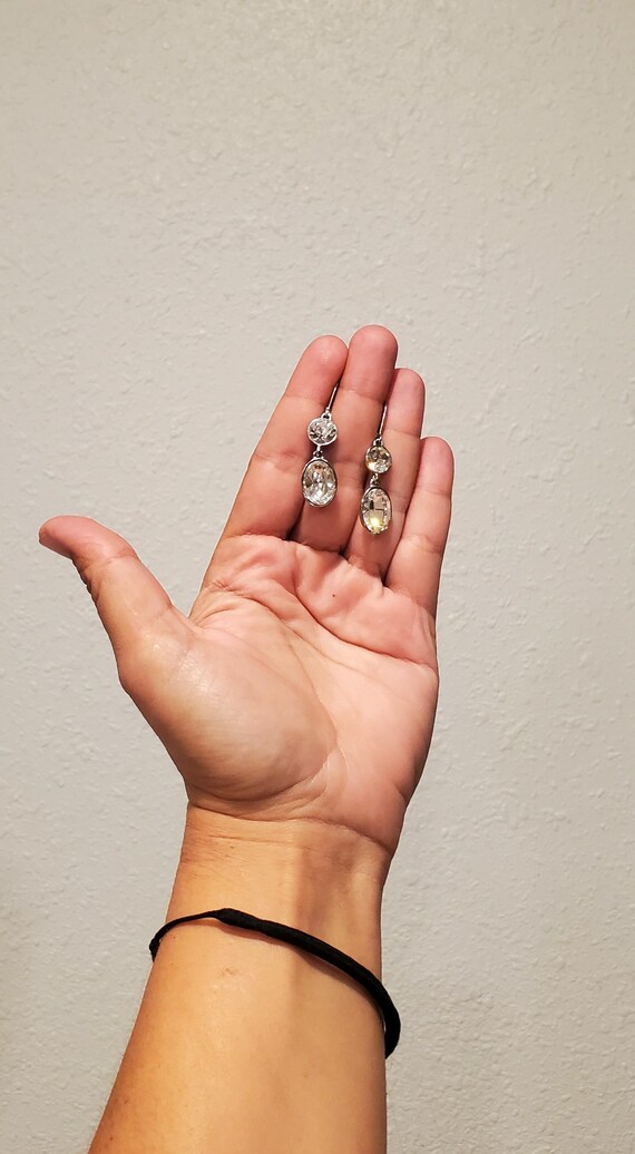 Givenchy Crystal Dangle Earrings - image 4