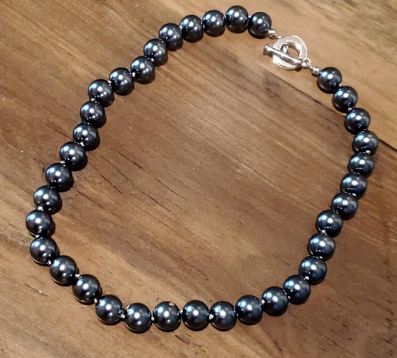 Carolee Glass Pearl Choker - image 1